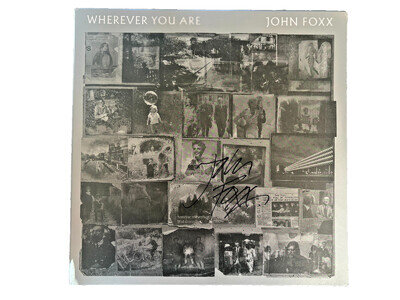 John Foxx Wherever You Are Clear Vinyl LP ***SIGNED By John Foxx