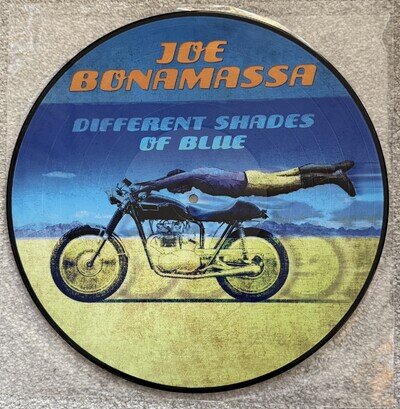 Joe Bonamassa Different Shades Of Blue Limited Picture Disc Vinyl + Promo Poster