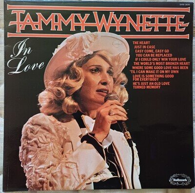 Tammy Wynette. In Love. Vinyl L.P. Vinyl In Excellent Condition