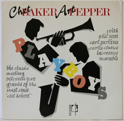 CHET BAKER ART PEPPER "Playboys" LP Record Boplicity BOP 3 Ace Records NM Vinyl