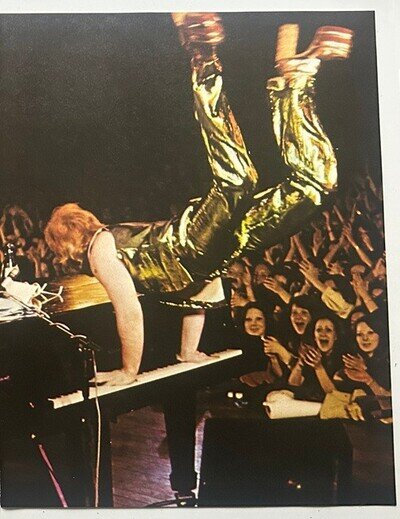 ELTON JOHN - 1974 Full page UK magazine annual poster