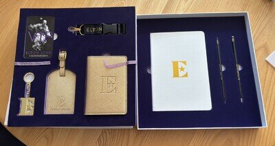 Elton John VIP Merchandise Gift Set Bag Poster Farewell Yellow Brick Road Tour