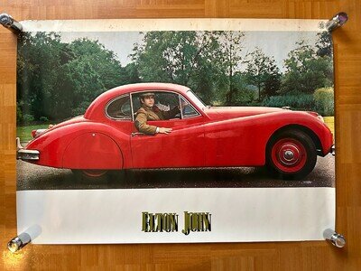 Elton John / A Single Man 1978 Japan Original Promo Poster B2 JIS 20x28in