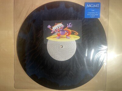MGMT - Siberian Breaks 12" vinyl UK Columbia 2010 marbled blue/black