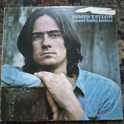 James Taylor - Sweet Baby James 12" Black Vinyl LP 33 RPM Warner Bros. K 46043