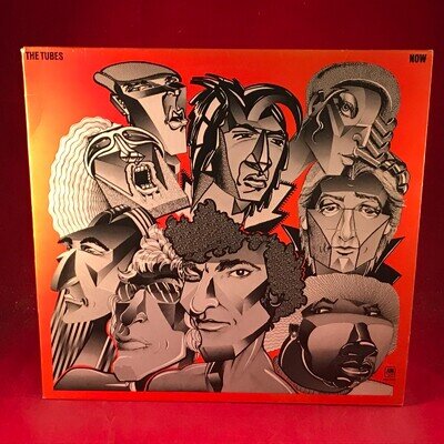 THE TUBES Now 1977 UK vinyl LP + INSERT original Captain Beefheart Fee Waybill