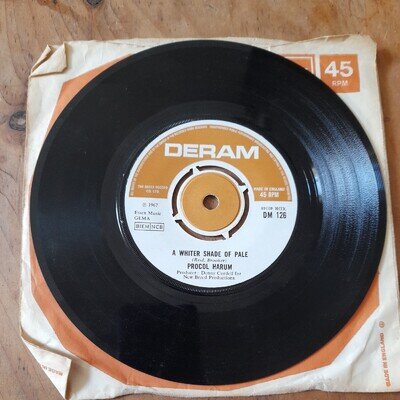 Procol Harum- A Whiter Shade Of Pale 7" Ex