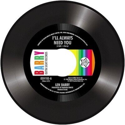 LEN BARRY I'll Always Need You / Love Love..- New Northern Soul 45 (Outta Sight)