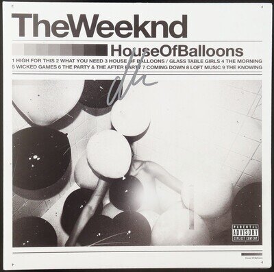 The Weeknd Signed House Of Balloons Album Sleeve (Beckett)