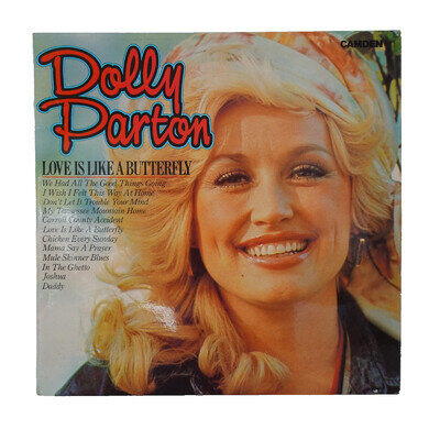 Dolly Parton Love Is Like A Butterfly Country Vinyl LP Record 1980 CDS 1202 EX