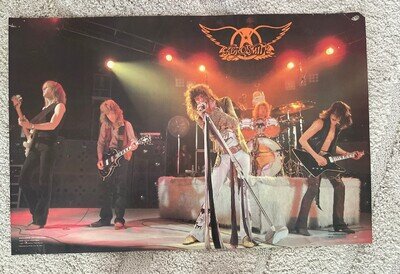 Aerosmith Vintage 1979 Poster Steven Tyler Night In The Runs Tour #216