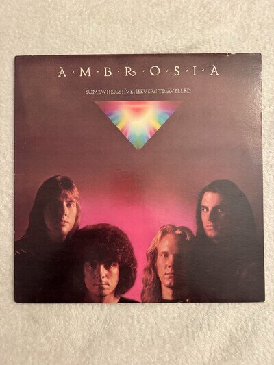 Ambrosia - Somewhere I’ve Never Travelled (1976) BSK 3182 Vinyl Record LP VG+