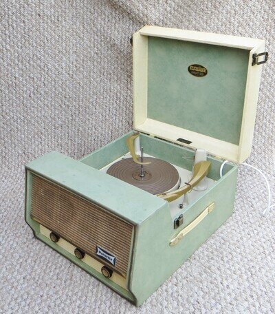 SUPERB DANSETTE CONQUEST AUTO VINTAGE RECORD PLAYER - FULLY SERVICED WORKING