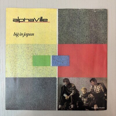 Alphaville - Big in Japan - Seeds - Vinyl Record 7" Single -1984 WEA X9505 NM/EX
