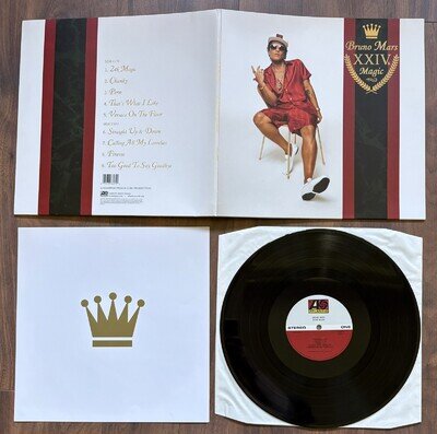 Bruno Mars - XXIVK Magic (USA & Europe Vinyl LP, 2018) First Pressing NM/M