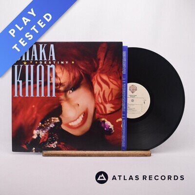 Chaka Khan Destiny LP Album Vinyl Record W1 25425 Warner Bros. Records - EX/EX