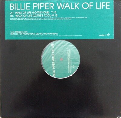 Billie Piper - Walk Of Life - Used Vinyl Record 12 - Promo - K7441z