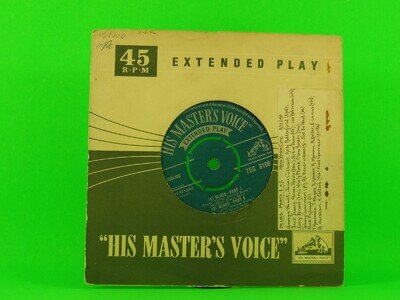 ARTIE SHAW AND HIS ORCHESTRA BLUES PARTS 1 AND 2 (144) 4 Track 7" Single includi
