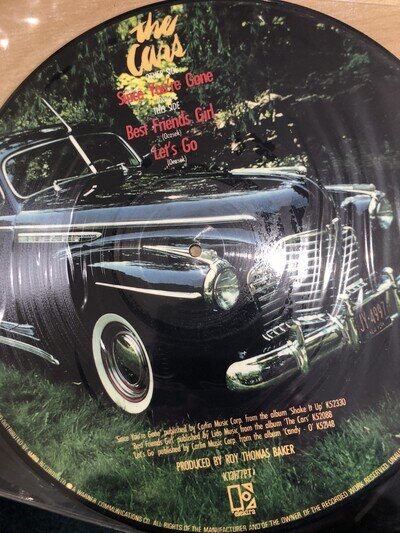 The Cars 12” Picture Disc Since You’re Gone