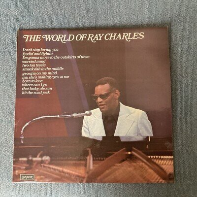 Ray Charles - The World Of Ray Charles LP Album Vinyl- 1974 LONDON (VG+/VG)