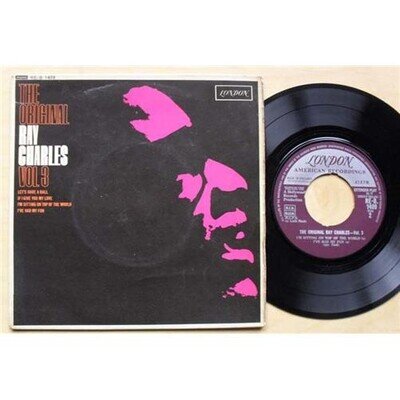 RAY CHARLES ORIGINAL RAY CHARLES - VOL.3 EP 1962 (HAS THE CENTRE PUNCHED OUT) UK
