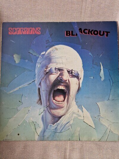 Scorpions Blackout Vinyl LP Album 1982 Original UK Harvest Pressing SHVL 823