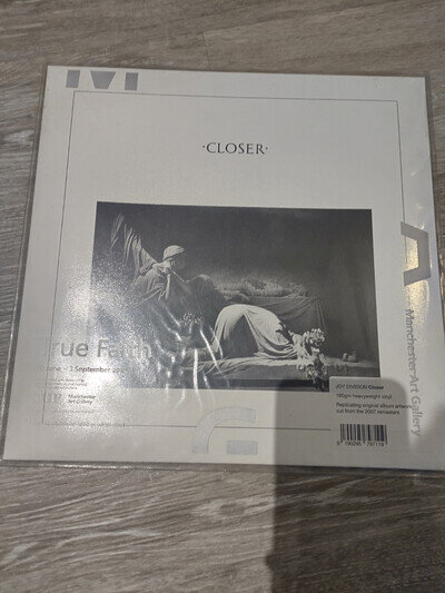 JOY DIVISION CLOSER 2017 MANCHESTER ART GALLERY WHITE VINYL LP RECORD NEW SEALED