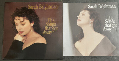 SARAH BRIGHTMAN The Songs That Got Away vinyl LP (1989) with Lyric Insert VGC