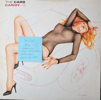 The Cars Candy-O Vinyl Record VG+/VG ELK52240 1979