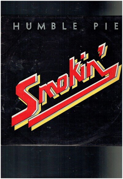 HUMBLE PIE SMOKIN' 1972 VINYL ALBUM EMBOSSED SLEEVE