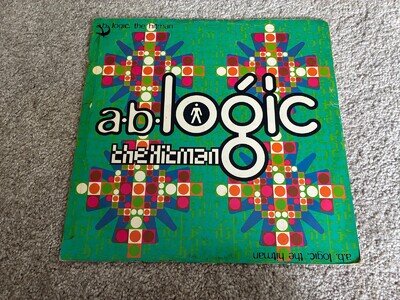 AB Logic – The Hitman 4-Track 12" Single Vinyl Record Magnet MAG1004T 1992 House