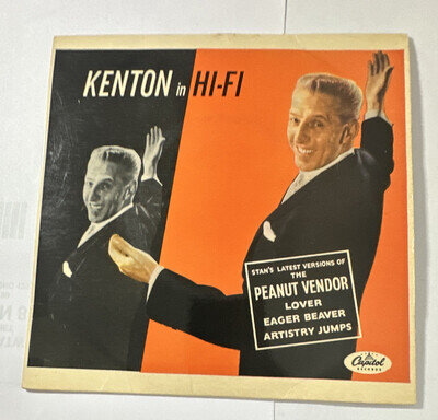 Stan Kenton Kenton in Hi-Fi Capitol 7" 45RPM Vinyl EP EAP 1041 (1956)