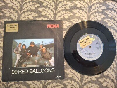 NENA "99 RED BALLOONS" 45 RPM VINYL SINGLE 1983 VG+