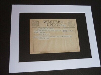 14x11 a4 Official Reproduction Frank Sinatra poster western union grace kelly