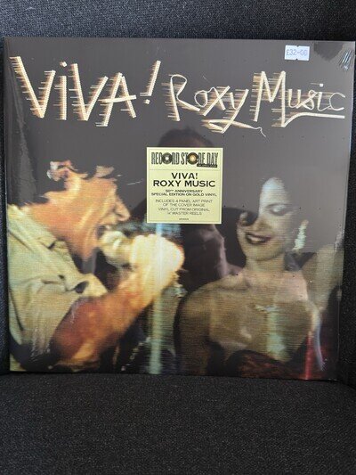 ROXY MUSIC LP Viva! Roxy Music GOLD VINYL Record Store Day 2026 NEW & SEALED