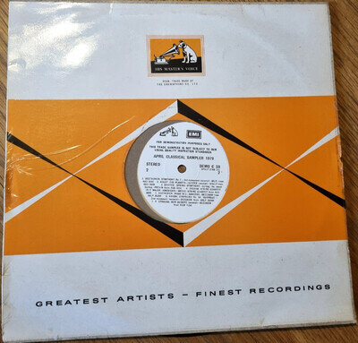 April Classical Sampler 1979 EMI LP DEMO C 58 Promo Album