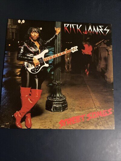Rick James Street Songs Album LP Red Vinyl Record