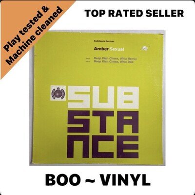 Amber - Sexual, 12", (Vinyl) Progressive House Record EX / VG