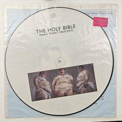 Manic Street Preachers - The Holy Bible Picture Disc Vinyl LP 1994 read descript