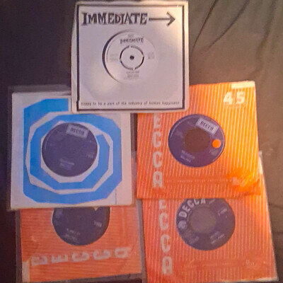 SMALL FACES 5 SINGLES BUNDLE ORIGINAL DECCA PRESSES AND IMMEDIATE RE ISSUE