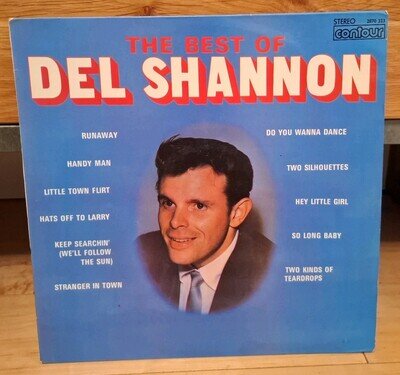 Best Of Del Shannon (UK vinyl LP) 1973 pop charts easy listening