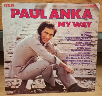 Paul Anka – My Way (UK vinyl LP) 1974 compilation pop charts