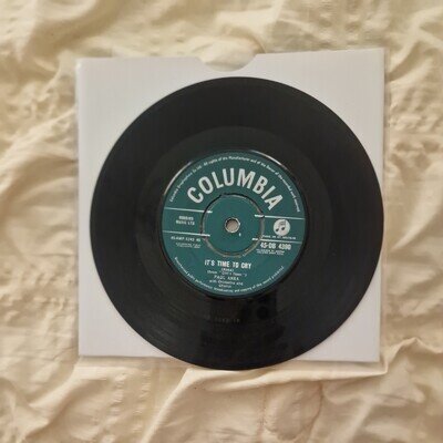 Paul Anka- It's Time To Cry/Something Has Changed Me 1959 Columbia DB4390