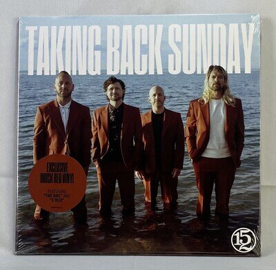 Taking Back Sunday - 152 Brick 12" Red Vinyl Record LP Album 2023 New Sealed