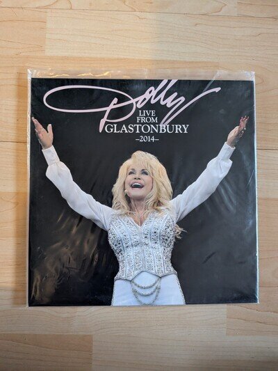 Dolly Parton Live From Glastonbury 2014 Double LP Clear Vinyl