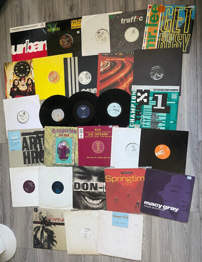 JOB LOT 28x 12" Vinyl Records Bundle - 80s/90s/00s Club House, Hip-House, Dance