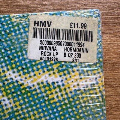RARE HMV SEALED 1992 NIRVANA Hormoaning 12" EP Vinyl Record Grunge Rock
