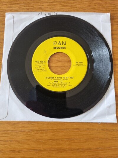 Roy "C" – I Found-A-Man In My Bed / I'm Falling In Love Again (PAN10) 1970