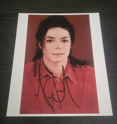 Rare Michael Jackson Hand-Signed 8x10 Photo - Authentic Autograph King of Pop