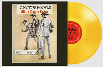MOTT THE HOOPLE 'ALL THE YOUNG DUDES' Yellow Coloured VINYL LP (PRE-SALE)